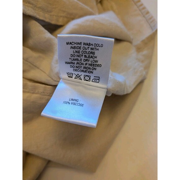 TULAROSA Floral Linen Blend Mini Dress Sz XS Peasant Cottage Boho Chic Coquette - Picture 11 of 14